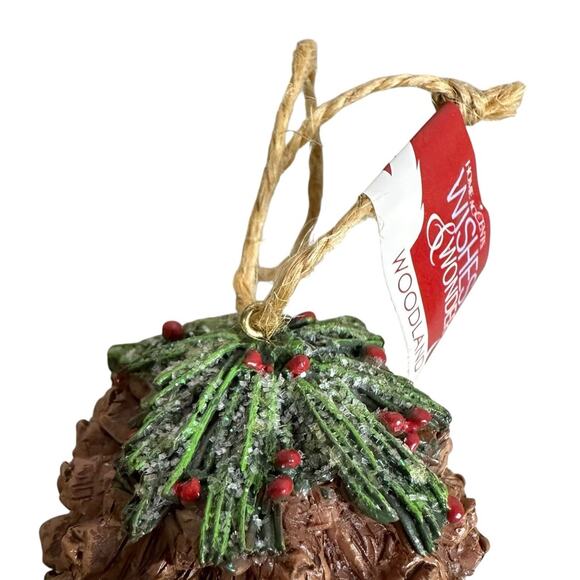 Home Accents Wishes and Wonder Woodland Ornament Nut Pinecone Treasure Box - Picture 4 of 9